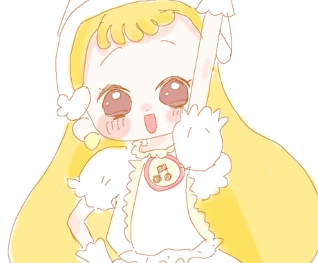SNSなどで使える女の子アイコンをゆるーくかきます 最短1日納品・最大3日の納品になります！ イメージ1