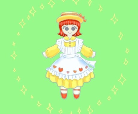 女の子のドレスのイラスト描きます お子さんやお友達へのプレゼント、結婚のお祝いにどうぞ♪ イメージ2