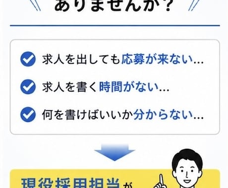 応募が集まる求人原稿を作成しますます 採用経験を活かし求人を作成します イメージ2