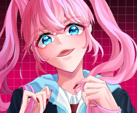SNSアイコンや一枚絵を描かきます 女の子のイラストが得意です！気軽にご相談ください！ イメージ1