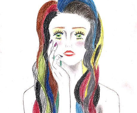 似てる！よりもかわいく！手書きのイラスト描きます 海外でアシスタント経験を活かしてデザイン、制作します！ イメージ1