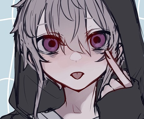 SNSアイコン描きます SNS用のアイコンイラスト、一枚絵等描かせていただきます イメージ2