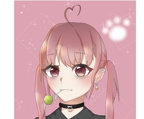 アイコン、ヘッダー、キャス画お描きします SNSやゲームのアイコンなどにどうぞ イメージ2