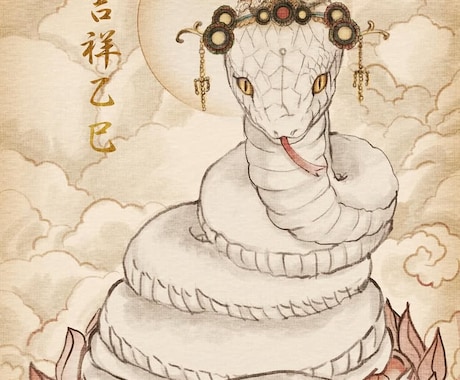 日本画風の絵画描かせていただきます あなただけの心和む日本画を共に イメージ2