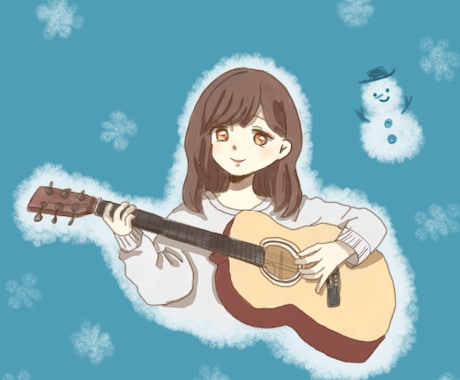 弾き語りイラストなど貴方だけのイラスト届けます 自分の弾き語り姿を描いて欲しいなど依頼待ってます★ イメージ1