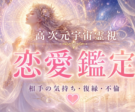 前に進まない恋の本当の原因を視て成就へ導きます 片思い・復縁・複雑愛を恋愛成就へ導く高次元鑑定 イメージ1
