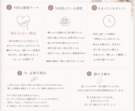 不倫・終われない恋の気持ちを数秘術で整理します 頭では終わった方がいいのに、感情だけが離れられない方へ イメージ2