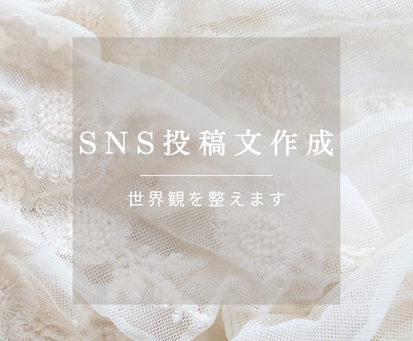 あなたの想いが伝わるSNS投稿文を書きます Instagram投稿文作成｜共感される世界観ライティング イメージ1