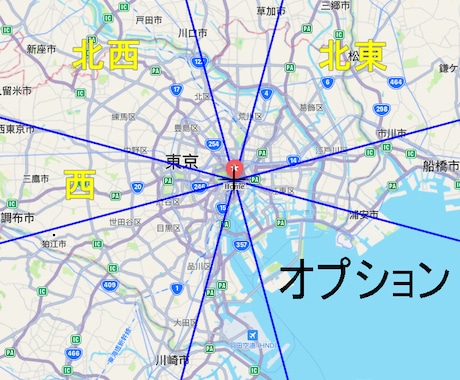 開運吉方位1年分【日帰り&1泊旅行用】◇鑑定します ◇恋愛・結婚・仕事・健康・金運・婚活など イメージ2