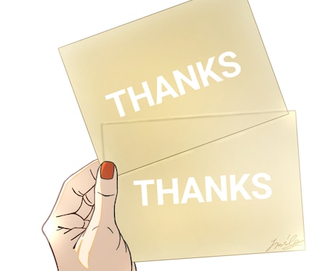 手から気持ちが伝わるようなイラストを描きます 気持ちを伝えるお手伝いをさせてください⭐︎ イメージ2
