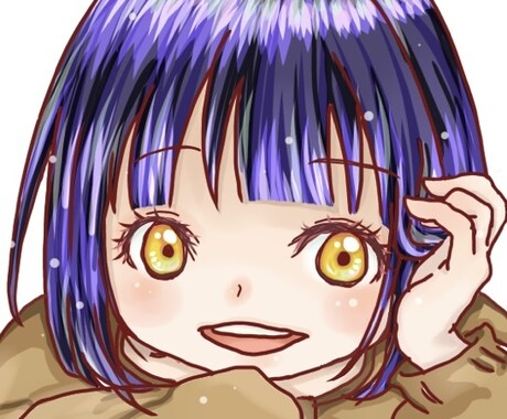 可愛らしいアイコンお描きします 特権からオリジナル、自画像まで、キラキラした絵柄です！ イメージ2