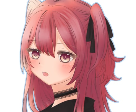 イラスト制作します アイコンやVTuberの方のサムネなどにお使いいただけます イメージ1