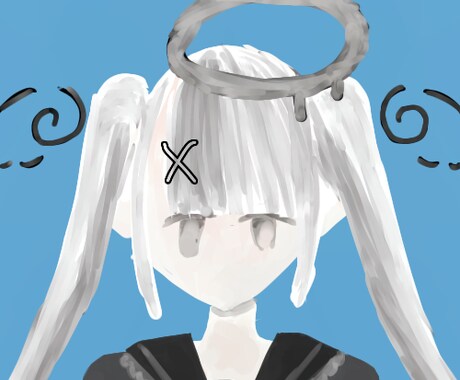 かわいい女の子の立ち絵描きます ふわふわーとした厚塗り系？の女の子を描きます！ イメージ2