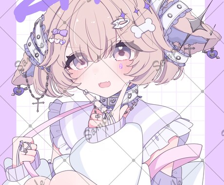 イラスト描きます snsアイコンや歌ってみたなどの幅広いイラストを描きます イメージ1