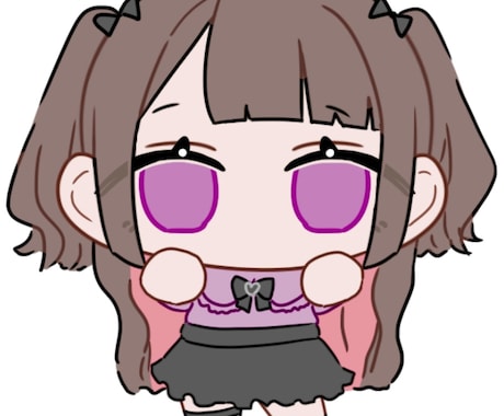 最短3日！可愛いミニキャライラスト描きます 汎用性の高いゆる可愛い2頭身イラスト！3ポーズから イメージ1