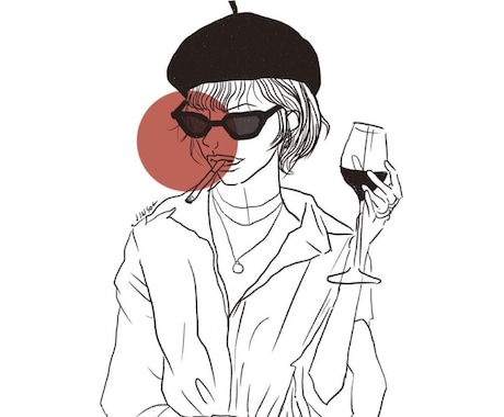 シンプルでおしゃれなイラストを描きます イメージ1