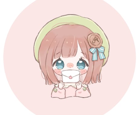 ふんわり＊ゆる可愛いアイコンをお描きします 淡い色とゆるいタッチで優しい印象になります◎ イメージ2