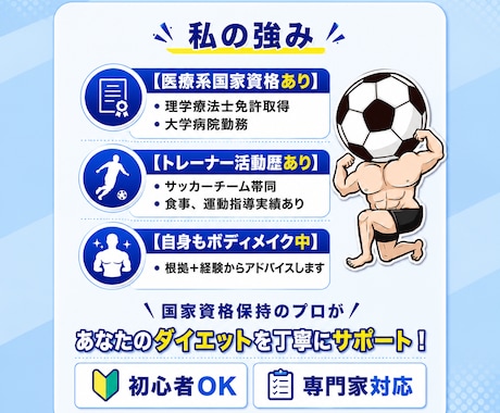食べながら痩せる⭐︎30日間ダイエット指導します 高評価★5.0！医学的根拠で1ヶ月徹底サポート！ イメージ2