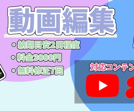 YouTube動画を編集します イメージ1