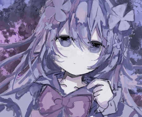 1枚絵イラスト、アイコン、サムネイルなど描きます 暗めの1枚絵イラスト、アイコン、サムネなど描きます！ イメージ2