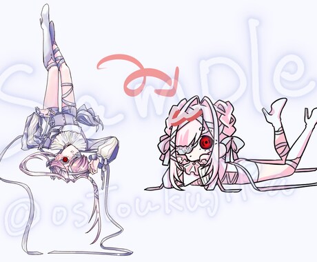 等身高め！SDイラストお描きします 動きのあるSDイラストお書きします！ イメージ2