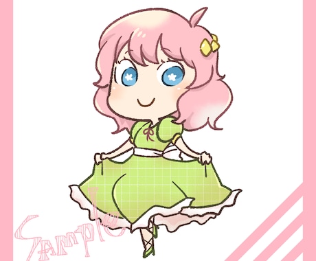 オリジナルSDキャラクター制作（似顔絵可）します 自分オリジナルキャラクターが欲しい方へ。プレゼントにも！ イメージ2
