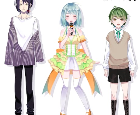 Live2Dモデルを作成いたします モデリングのみお願いしたいという人向け イメージ2