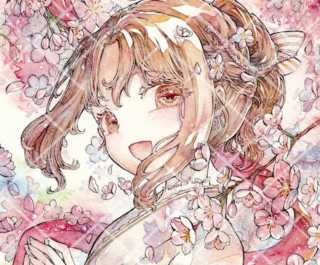 動画用イラスト制作いたします 透明水彩で可愛いイラストお作りいたします イメージ1