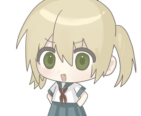 1〜2.5等身！選べる！かわいいミニキャラ描きます グッツや動画、SNS用に！お気軽にご相談下さい！ イメージ2