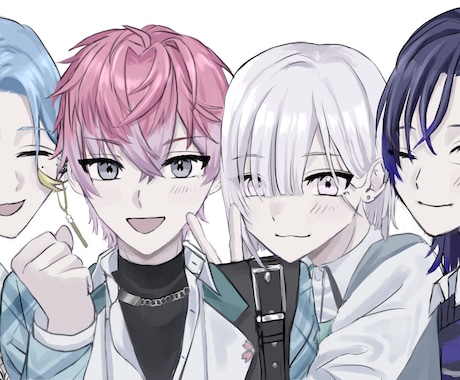 最短即日！淡い透明感のあるアイコン描きます 淡く儚い透明感アイコンをお届け イメージ2