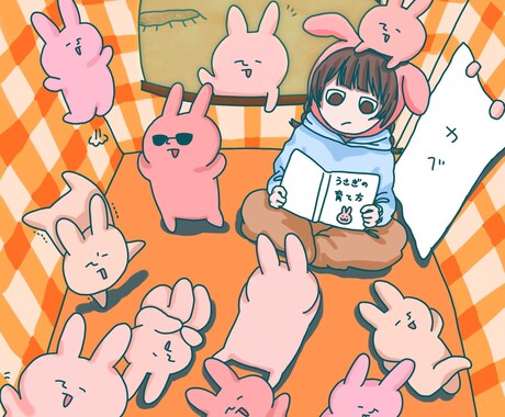 商用利用可！シンプルでキュートなイラスト描きます 丸っこい線と優しい色合いの可愛いイラストです！ イメージ2