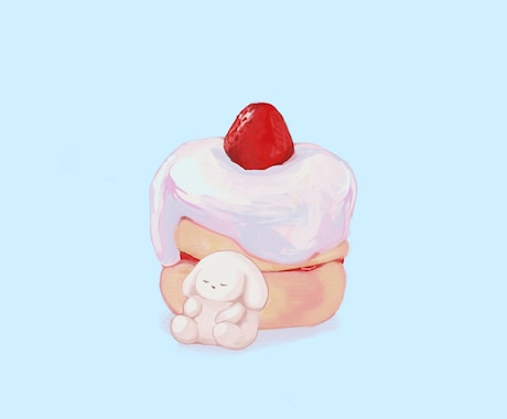 ゆるかわシュールな動物イラストをお届けします ちょっとクセになる、不思議で愛おしい一枚をあなたに。 イメージ1