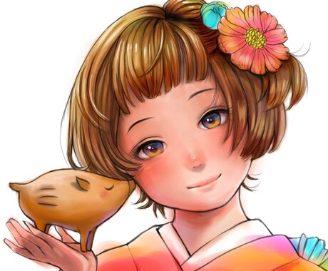 かわいい女の子のイラストを制作致します アイコン、snsに！一枚絵、立ち絵、お安く制作いたします！！ イメージ2