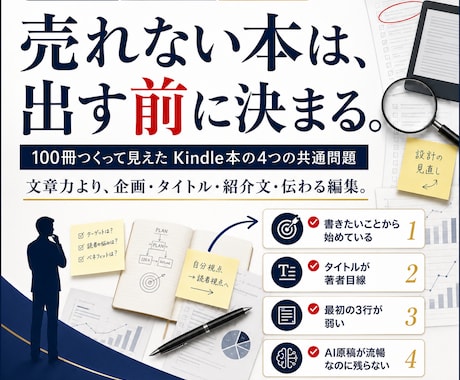 Kindle本を出版前にプロ目線で診断します イメージ1