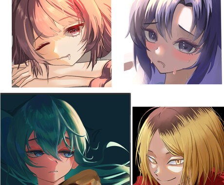 アイコン、一枚絵、立ち絵等のイラスト描きます 商用利用可。SNSでの活動用にどうぞ！ イメージ2
