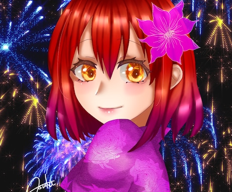 あなたのアイコンを作成します SNSの顔となる大事なアイコンを描かせて下さい♪ イメージ2