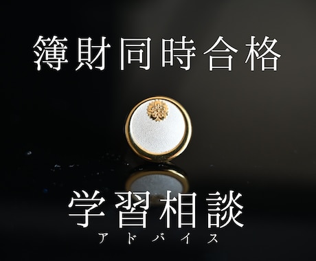 官報合格者が--簿財同時合格--の個別指導をします 【1か月間】税理士試験の簿記論＆財務諸表論の個別指導 イメージ1