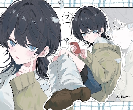 色んなキャラクターを描きます どんな雰囲気にも合わせます！まずはご相談くださいませ！ イメージ2