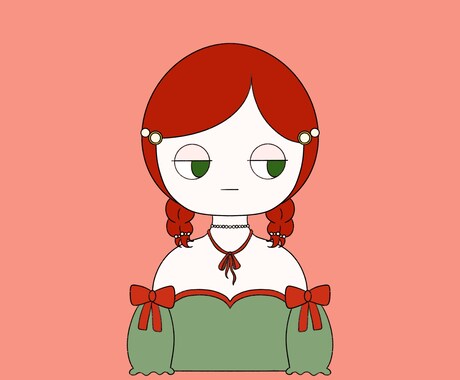 あなただけの特別なイラスト作成します 静かな世界観で仕上げるデフォルメ似顔絵 イメージ2