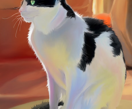 大切なペットのイラストを作成します 写真を形にしませんか？色鮮やかで細かいタッチのイラスト作成 イメージ2