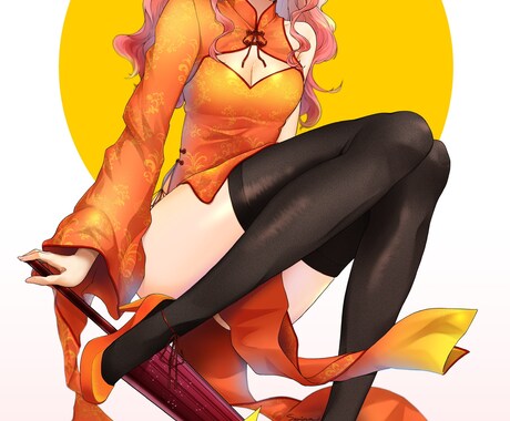 デジタル一枚絵イラストを描きます イメージ1