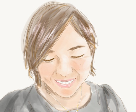 柔らかな雰囲気の似顔絵描きます プレゼントやアイコン、ウェルカムボードにもオススメ★ イメージ2