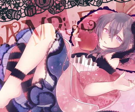 立ち絵、デフォルメ、イラスト等　描かせて頂きます かわいいおんなのこをかくのが　しゅみです イメージ1
