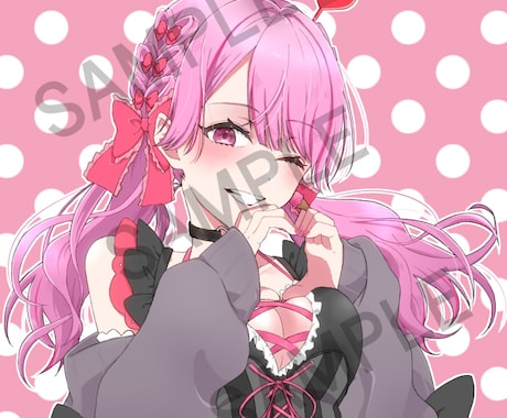 お試し特別価格【1名様】ご希望のイラスト描きます 【1枚絵】【サムネ･ヘッダー】 イメージ2