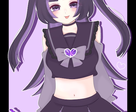 商用利用込！はっきりとした可愛い一枚絵描きます 瞳のキラキラ感とツヤ感が特徴です♡ イメージ2