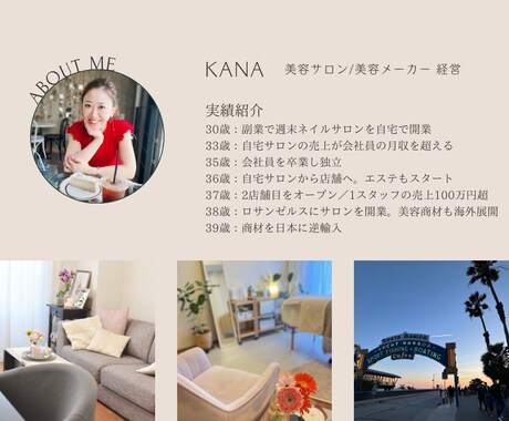 副業自宅サロンからLA出店！プロセスお答えします 大手企業勤めの傍ら副業サロンから15年間黒字経営！ イメージ1