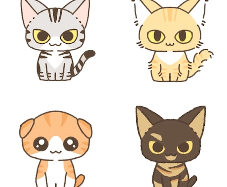 おうちのネコちゃん描きます