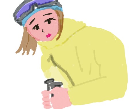 カラーで人物イラスト制作します 雑誌の挿絵のような黒色線画を用いないイラスト イメージ2