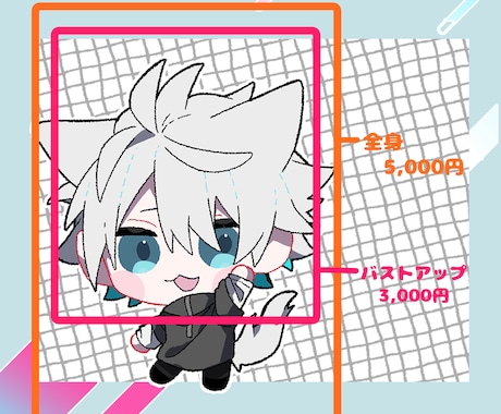 ゆるぽちゃ！可愛い2頭身ミニキャラ作成します アイコン、動画等、グッズ、スタンプ等幅広く対応します！ イメージ2