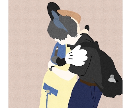 あなたの写真をイラストにします やさしい色合いで写真をイラストに落とし込みます！ イメージ1